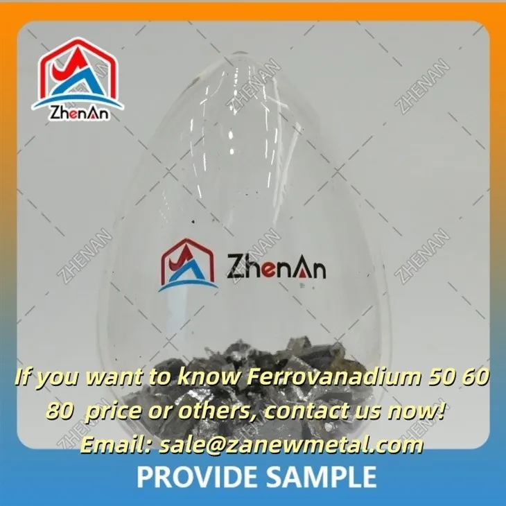 10-50 mm 80% Min Ferro Vanadium suppliers