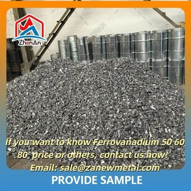 60 Ferro Vanadium 10-100 mm Lumps factory