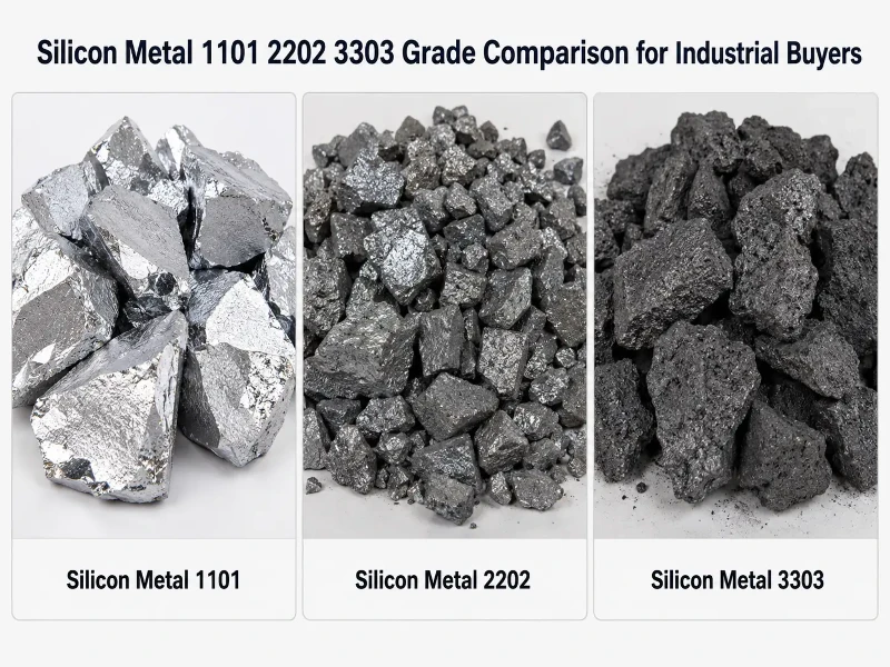 Silicon Metal 1101 2202 3303 grade comparison for industrial buyers Silicon Metal 1101 2202 3303 grade comparison for industrial buyers