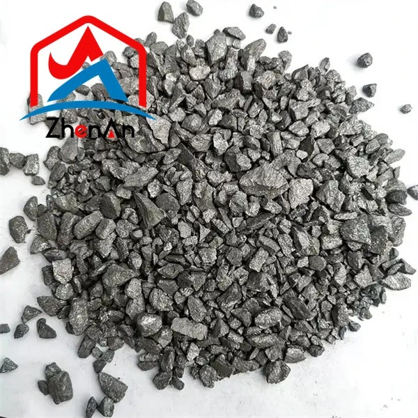Crushed ferrosilicon granules with controlled particle size for steelmaking Crushed ferrosilicon granules with controlled particle size for steelmaking